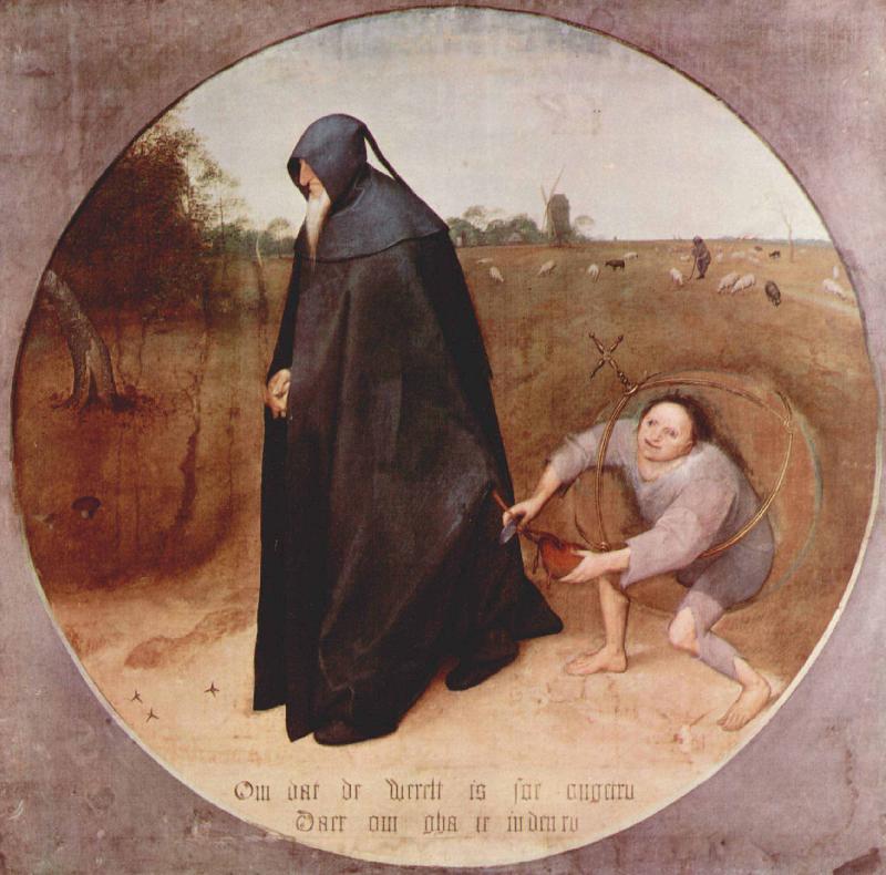 Pieter Bruegel the Elder Misanthrope oil painting image